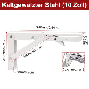 Dreieckige Trennwandklammer aus Edelstahl