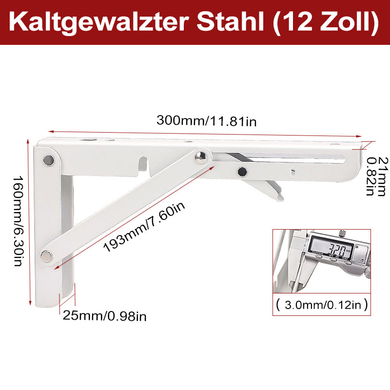 Dreieckige Trennwandklammer aus Edelstahl