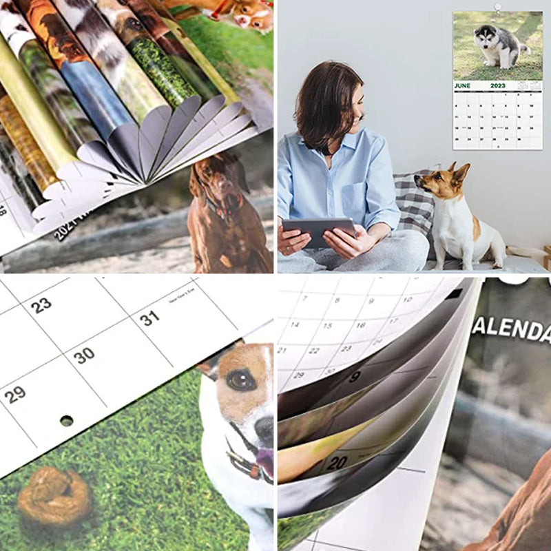 Lustiges Kalendergeschenk - Kackender Hundekalender