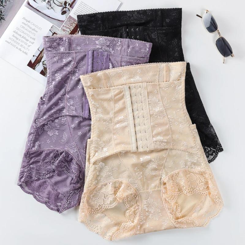 Bauchschlankmachende Shorts mit hoher Taille