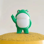 Mittelfinger-Frosch-Ornament