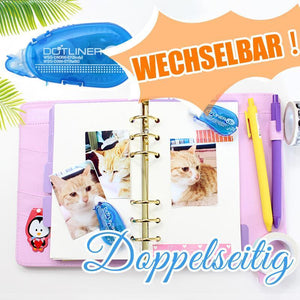 Wechselbare doppelseitige Kleberolle