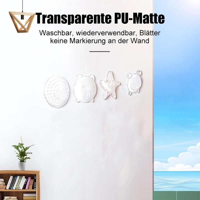 Niedliche transparente PU-Matte für Tür, 3PCs