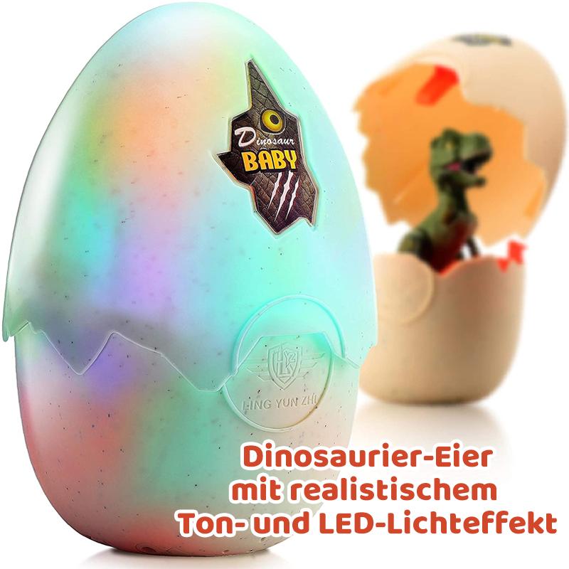 Dinosaurier-Eier mit realistischem Ton- und LED-Lichteffekt