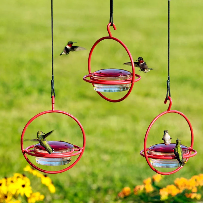 Einfacher Kolibri-Wasserspender aus Metall