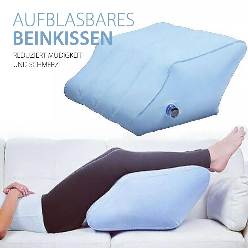 Tragbares aufblasbares Beinkissen