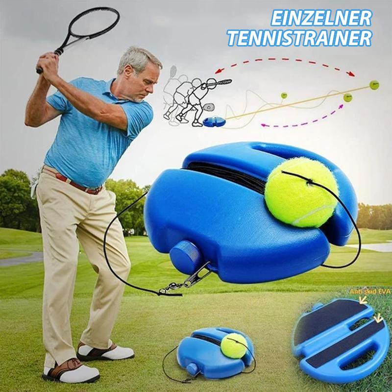 Einzelner Tennistrainer