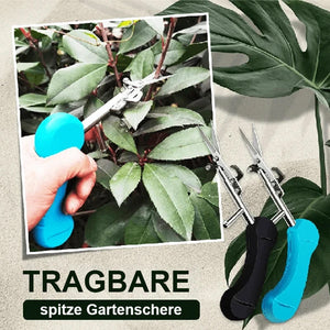 Tragbare spitze Gartenschere