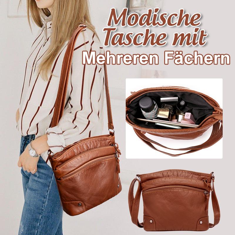 Modische Tasche mit mehreren Fächern