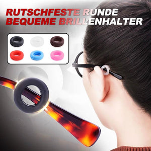 Rutschfeste runde bequeme brillenhalter (5 Paar)