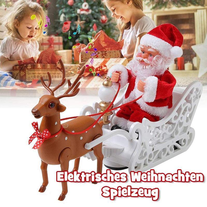 Reiten Hirsch Weihnachtsmann Musikwagen