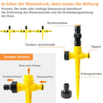 360° automatisch rotierender Rasensprenger