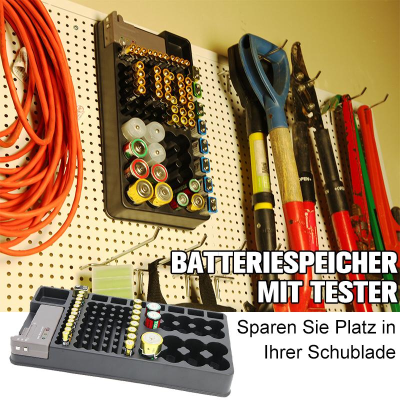 Batteriespeicher mit Tester