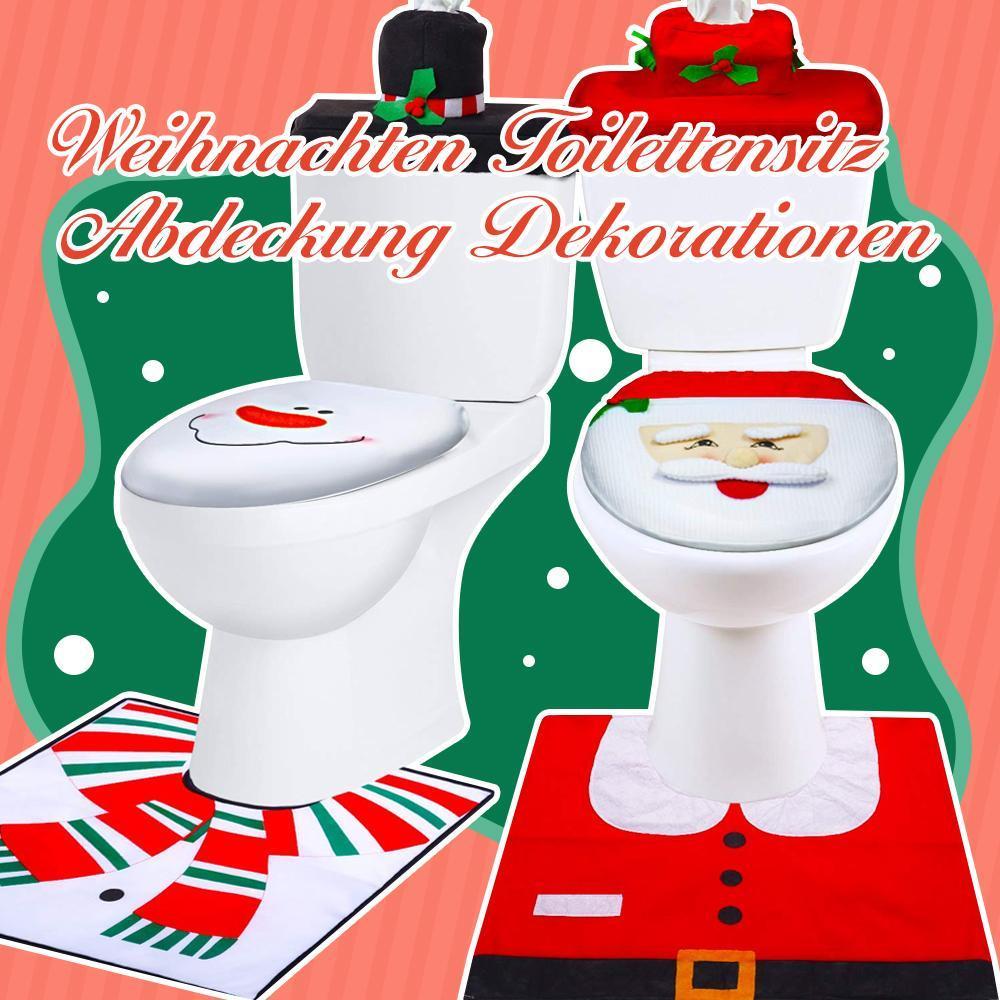 Weihnachten Toilettensitz Abdeckung Dekorationen