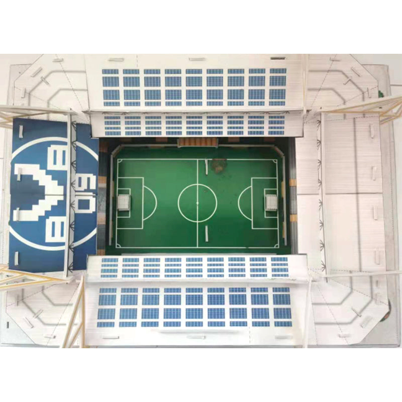 3D dreidimensionales Fußballfeld-Puzzle