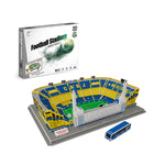 3D dreidimensionales Fußballfeld-Puzzle