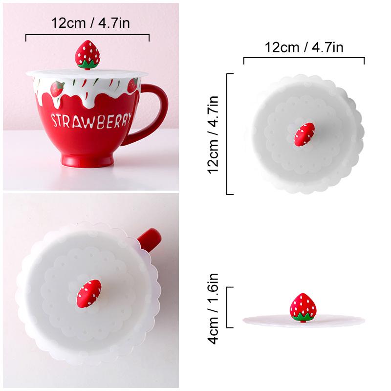 Cartoon Silikon Staubdichte Tasse Abdeckung