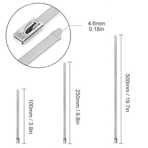 Mehrzweck-Kabelbinder aus Metall (100 STÜCK)