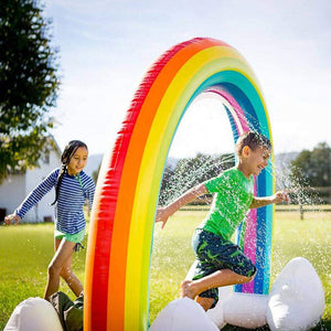 Aufblasbarer Wassersprühnebel Regenbogen