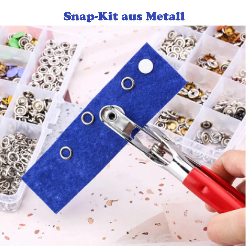 Multifunktionales Snap-Kit aus Metall