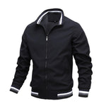 Einfarbige Herren Freizeitjacke