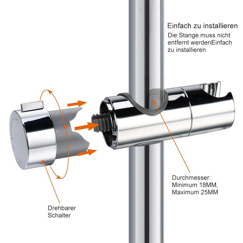 Verstellbarer Duschkopfhalter