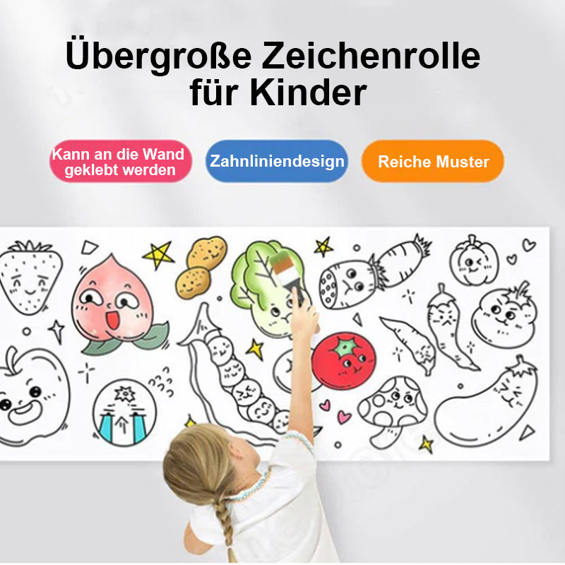 Schneidbare Zeichenrolle für Kinder