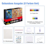 Kunstfarben-Set auf Wasserbasis