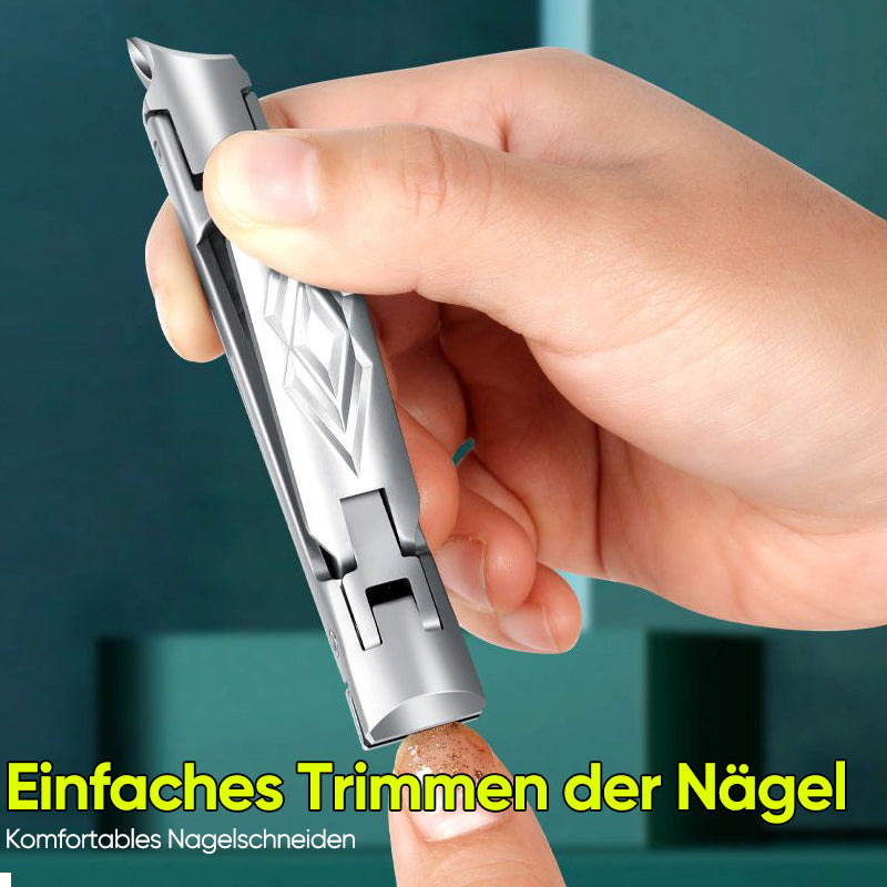 Tragbares Nagelknipser-Set mit zwei Köpfen