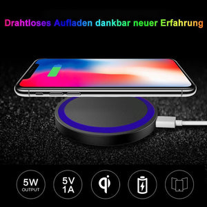 Neue heiße Verkäufe Qi Wireless Power Charger Charging Pad für Mobiltelefone und intelligenten Adapteradapter