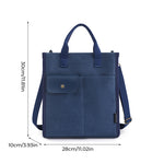 Damen Denim-Segeltuch-Tasche mit großer Kapazität