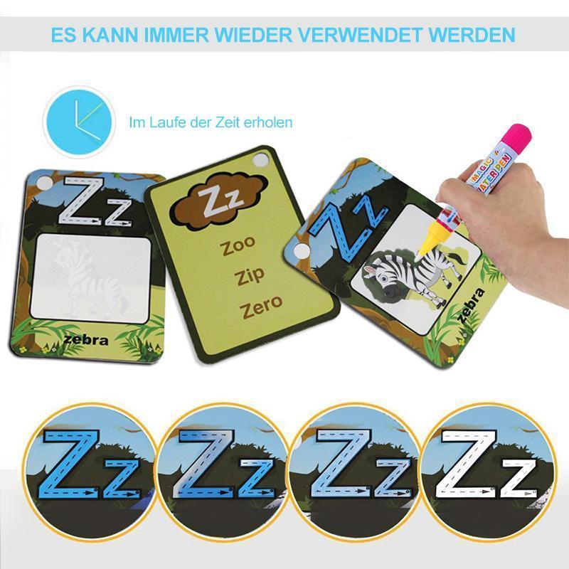 Graffiti-Zeichen Karten Für Kinder Malen Malbuch