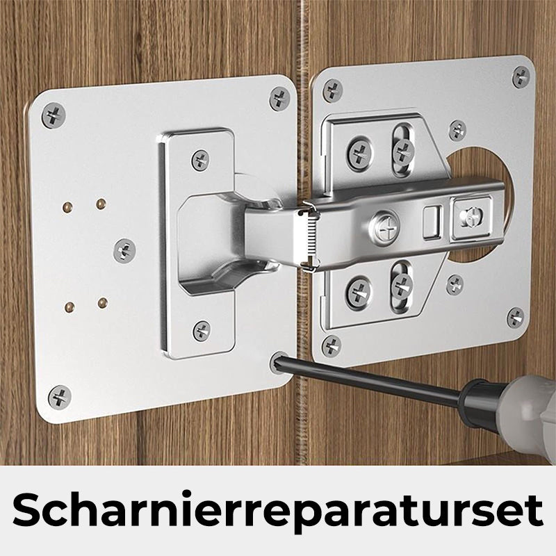 Praktisches Schranktürscharnier-Set