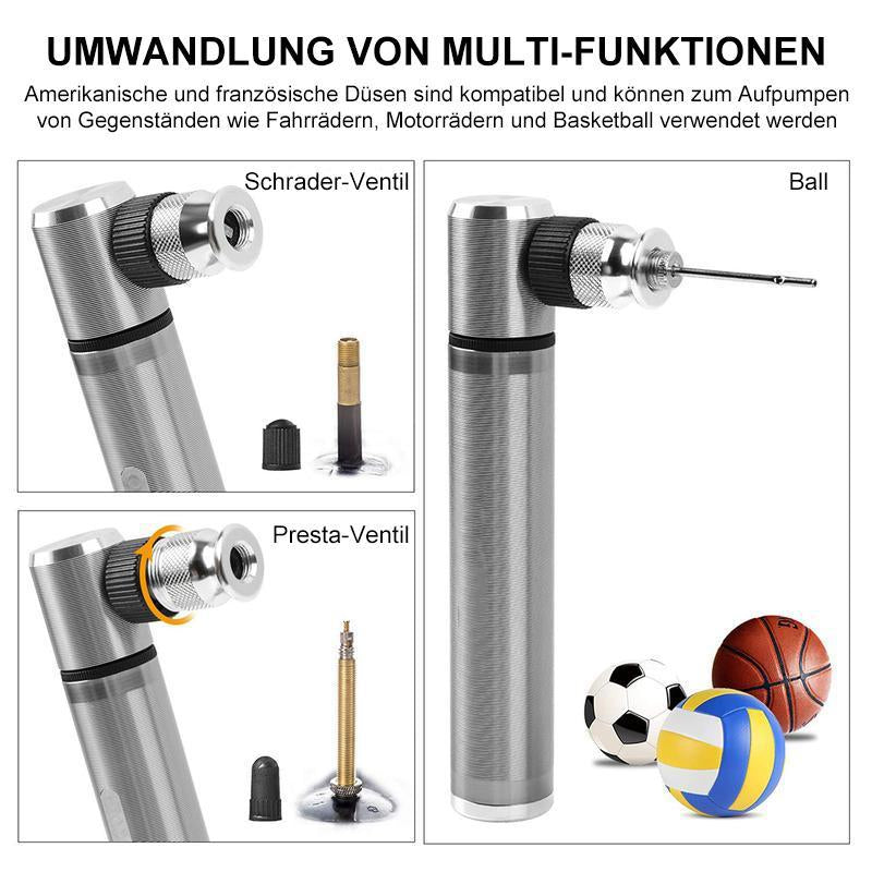 Mini-Fahrradpumpe