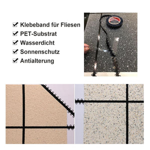 Praktisches Klebeband für Fliesen und Wand