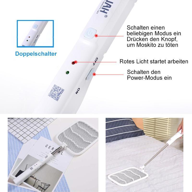 Teleskopische elektrische Mückenklatsche