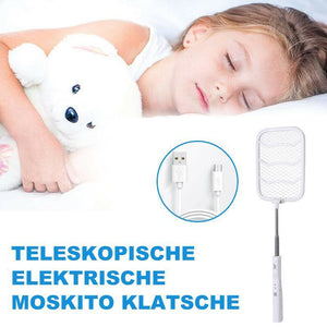 Teleskopische elektrische Mückenklatsche