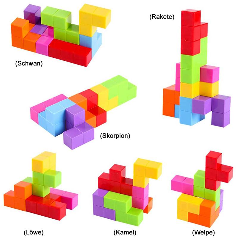 3D Magnetische Würfel Bausteine