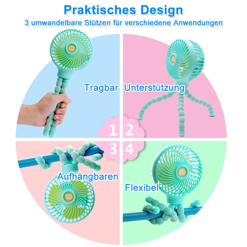 Mini faltbarer tragbarer Lüfter