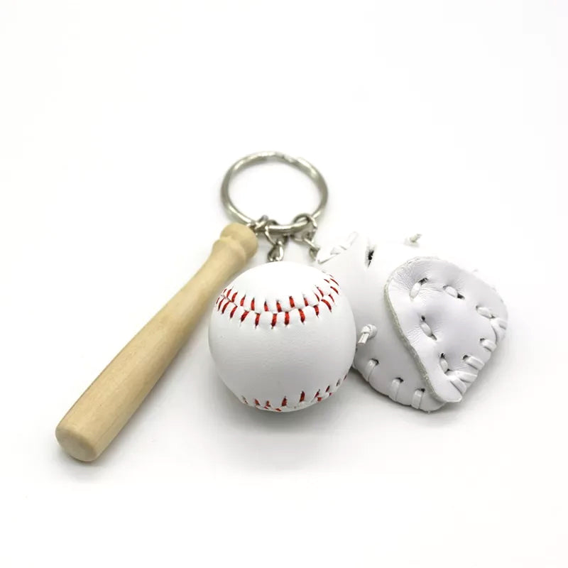 Mini Baseball-Schlüsselanhänger