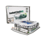 3D dreidimensionales Fußballfeld-Puzzle