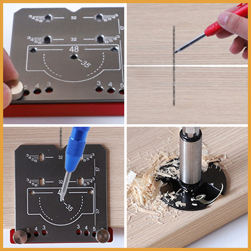 35mm Scharnier Scharnierschablone Bohrer Locator