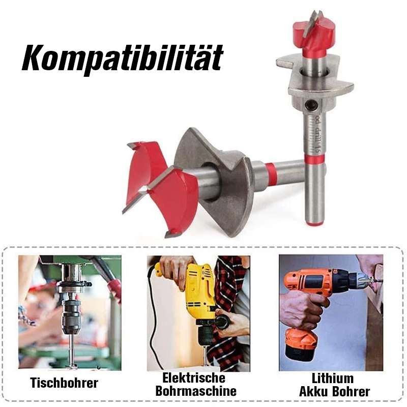 Holzbearbeitung Positionierung Bohrer-Set