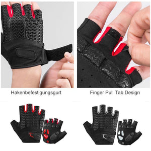 Fahrradhandschuhe mit halben Fingern