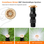 360° automatisch rotierender Rasensprenger