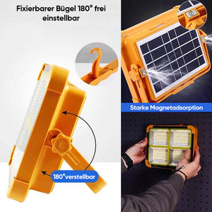 Solarbetriebene Tragelampe