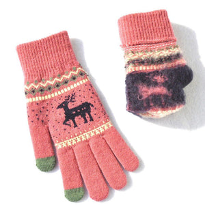 Gestricktere Touchscreen-Handschuhe (Ein Paar)