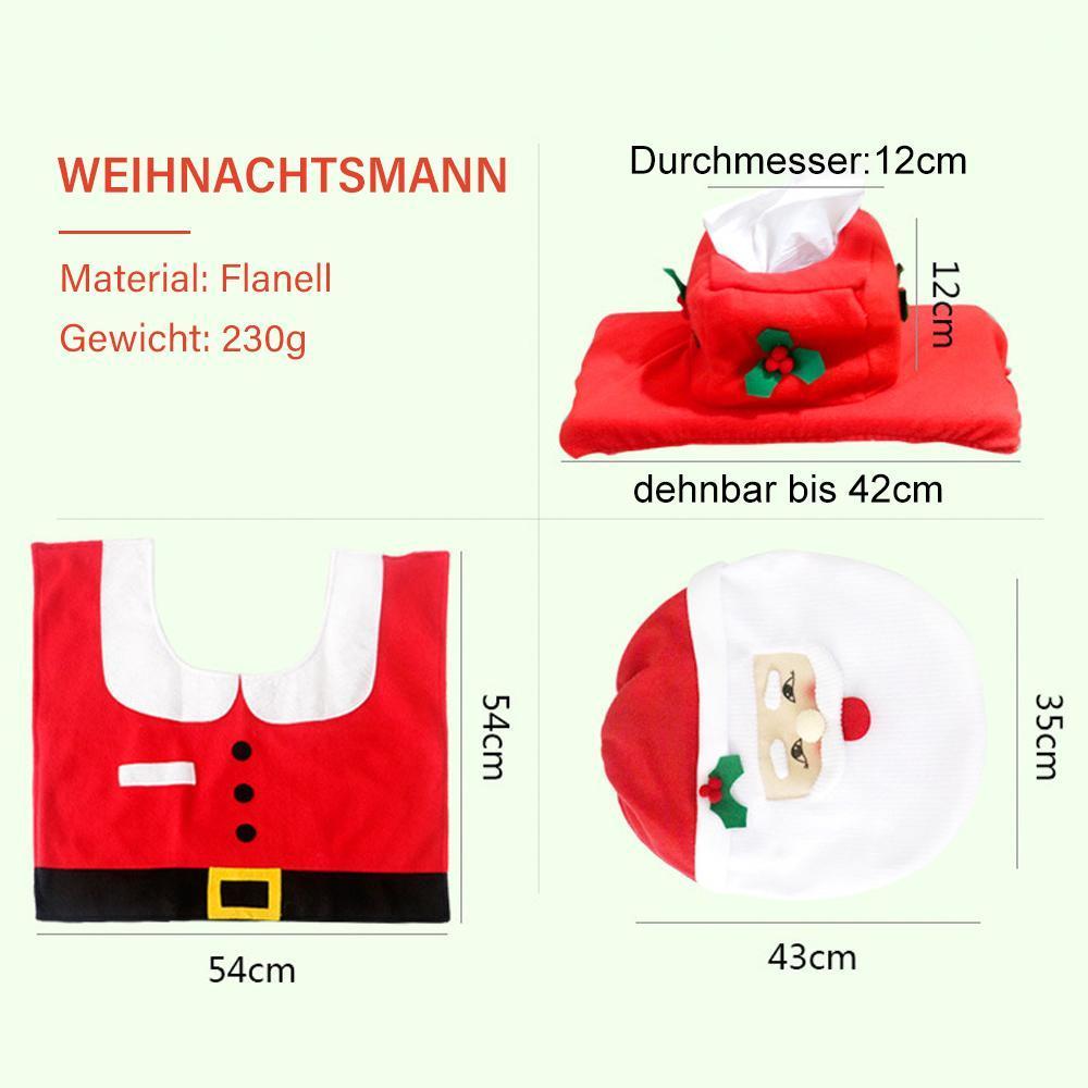 Weihnachten Toilettensitz Abdeckung Dekorationen