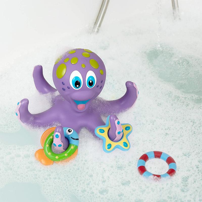 Kinder Octopus Badespielzeug mit 5 Ringen