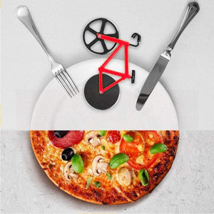 Praktischer Fahrrad Pizzaschneider